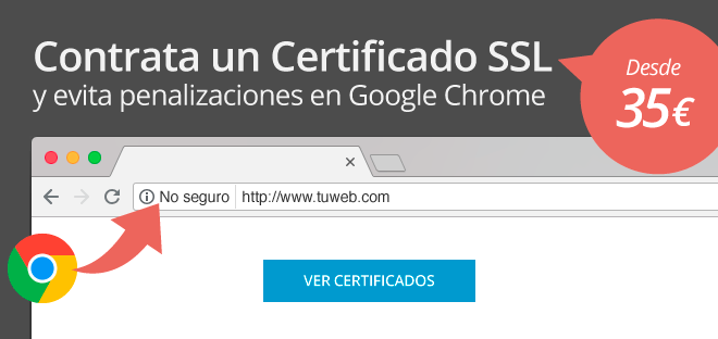Contrata un Certificado SSL y evita penalizaciones en Google