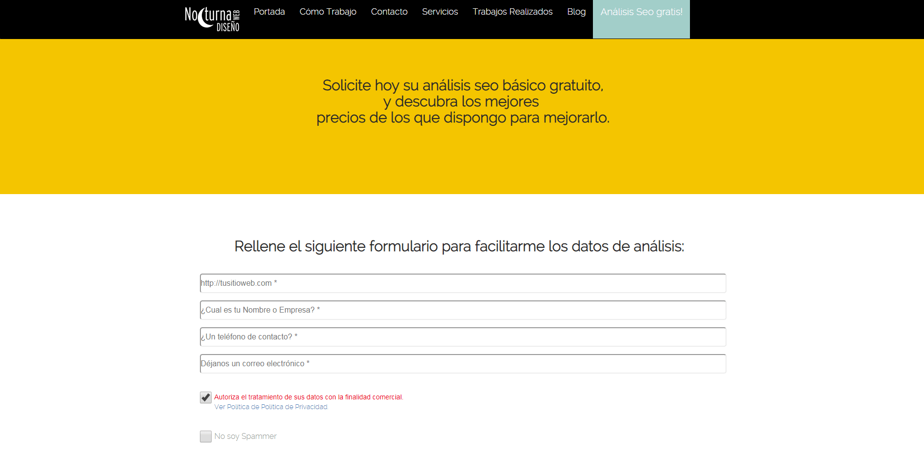 Análisis SEO Gratis