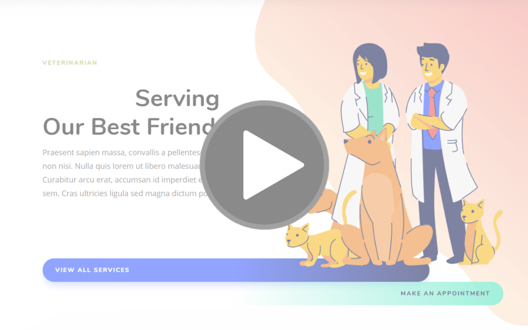 Diseño de página web y Creación de marca para Veterinarios