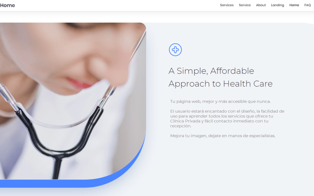 Diseño de página web y Creación de marca para Clínicas Privadas