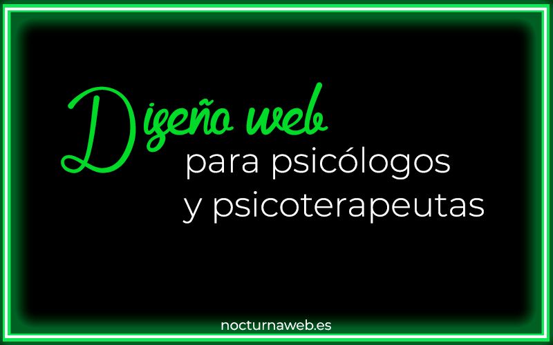 Diseño web para psicólogos, psicoterapeutas y ciencias del bienestar