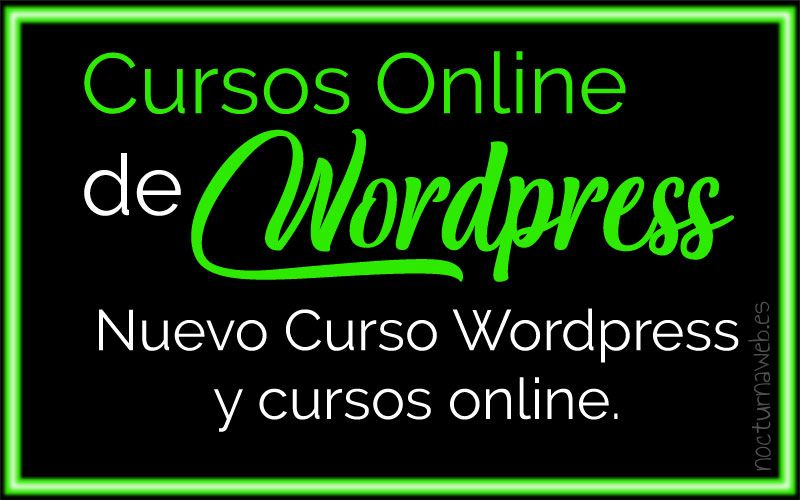 Cursos online de Wordpress para todos