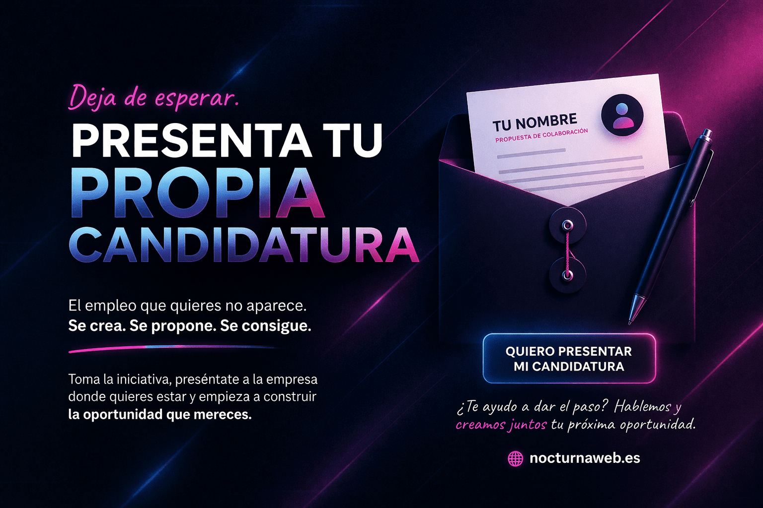 candidatura espontanea enviar cv sin oferta trabajo estrategia empleo